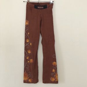 Sustainable Hand Painted Yoga Pant Flared Leggings